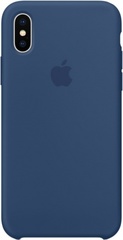 Клип-кейс Apple Silicone Case для iPhone X (темный кобальт)