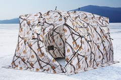 Зимняя палатка куб Higashi Double Winter Camo Pyramid Pro трехслойная