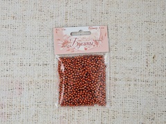 Бусины пришивные, 15 гр, d 3 мм, пр-во Китай
