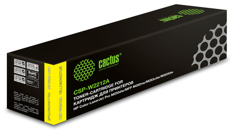 Картридж лазерный Cactus CSP-W2212A 207A желтый (1250стр.) для HP M255, MFP M282, M283