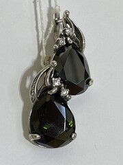Дюшес ( серьги из серебра)
