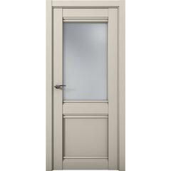 Купить Межкомнатная дверь эмалит Co 12.1 Кобальт силк грей стекло сатинат