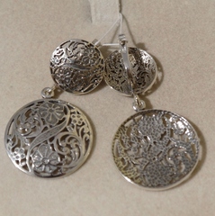 Дария (серьги из серебра)