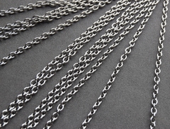 Цепочка ширина 3 мм, покрытие родий, арт 1003