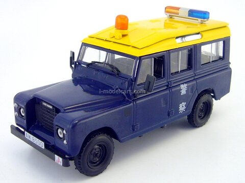 Land Rover Defender 109 LWB 110 Hong Kong 1:43 DeAgostini World's Police Car #9