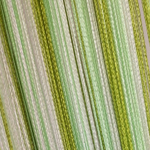 Нитяные шторы легкие радуга - белые, зеленые, 300 х 280 см. Арт.1-15-19