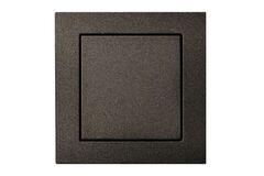 Выключатель Одноклавишный Импульсный Антрацит LIREGUS EPSILON