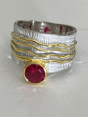 Браманте (кольцо из серебра)