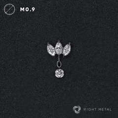 Pendant 3K Marquise Crystal