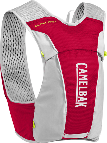 Картинка рюкзак беговой Camelbak Ultra Pro Vest Crimson Red/Lime Punch - 1