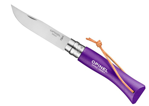 Нож складной перочинный Opinel Tradition Trekking №07, 180 mm, фиолетовый (002205)