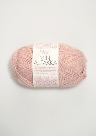 Пряжа Sandnes Garn Mini Alpakka 3511 пудровый розовый