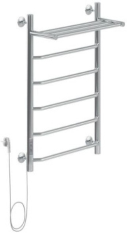 Aquanet 282056 Полотенцесушитель Fiona электрический с полкой 80х50 Aquanet, Тэн слева (282056)