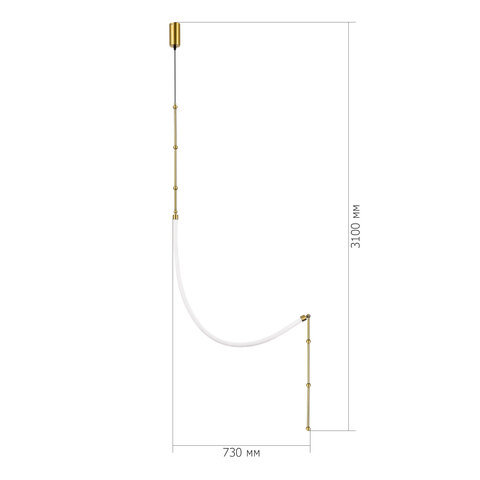 Светильник настенно-потолочный ST Luce Strap SL6132.301.20