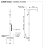 Remer EQ32ASSDNO Termo душ. без душ.головы гарнитур RR EQ32ASSDNOO смес.без излива+телеск. колонна+лейка