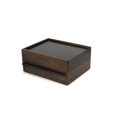 Шкатулка для украшений Stowit чёрный-орех Umbra