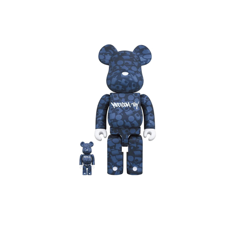 Фигурка Medicom Toy 400% & 100%Bearbrick set - Anever (Blue)by Onward Kashiyama