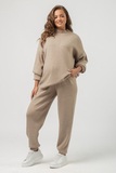 Костюм для беременных 15754 бежевый меланж