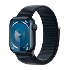 Умные часы Apple Watch Series 9 GPS, 41mm, Aluminium Case with Sport Loop, Midnight (Тёмная ночь)