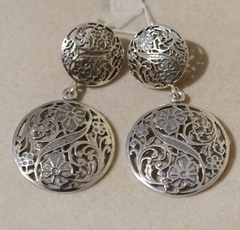 Дария (серьги из серебра)
