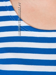 Купить Платье с голубой полосой с рукавом 3/4 (цвет как у тельняшки ВДВ) в Магазине тельняшек