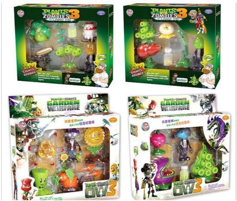 Растения против зомби набор функциональных игрушек