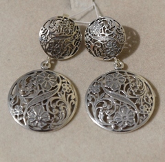 Дария (серьги из серебра)