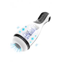 Инновационный мастурбатор Good night с имитацией орального секса Amovibe (белый)