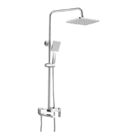 Душевая система тропический душ BELZ B24613 латунь, хром