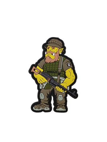 Патч ПВХ Орк пулеметчик