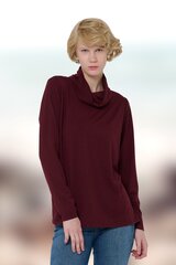 Водолазка женская бордовая