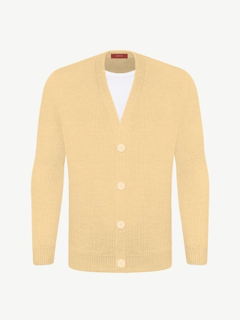 Кардиган с пуговицами из экохлопка