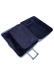 Чемодан полипропилен Небесно-голубой ЛЮКС (S) 55х20х37 см/2,4 кг (цена указана на САМОВЫВОЗ)7