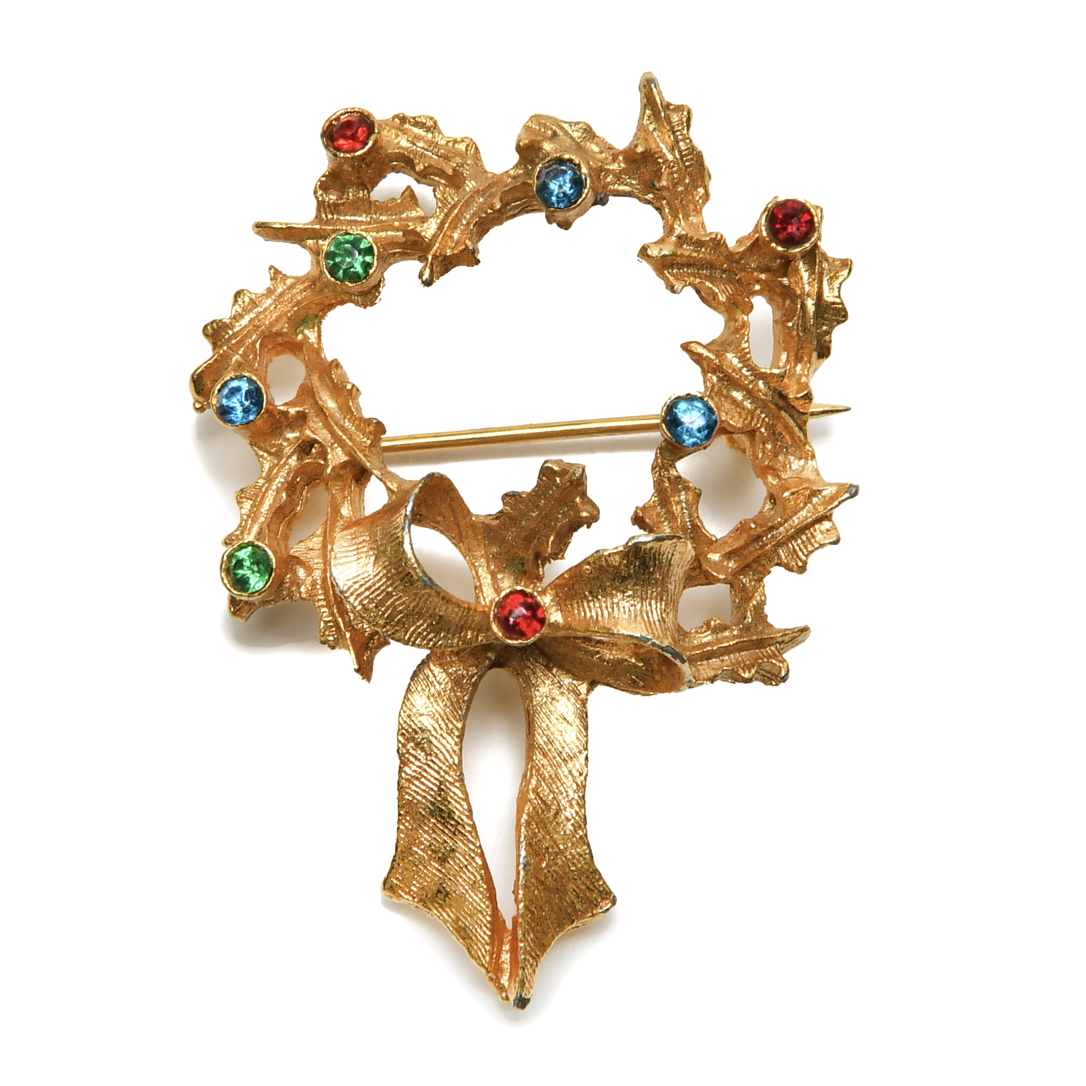 Брошь "Рождественский венок" LJM