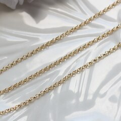Цепочка роло 2 мм, позолота, 89см, А335-1 (89см)