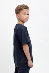 фуфайка  для мальчика  КР 302401/индиго к458