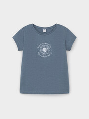 фуфайка  для девочки  КП 302763/1/голубой мираж