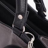 Сумка Саломея 1030 мульти итальянский серо-черный