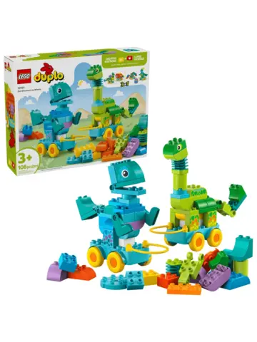Конструктор DUPLO 10451 Динозавры на колесах 3в1