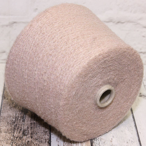 Букле с мохером GANZO BOUCLE 950 пудровый