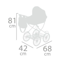 DeCuevas Коляска с сумкой серии Классик Голд, 81 см (складная)  (81032)