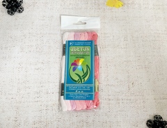 Нитки мулине набор "Цветик-семицветик", №4-Розовый лепесток, 7*10м, 100% хб