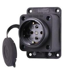 Колодка 1 гнездо с/з Р16-413 пласт/каучук