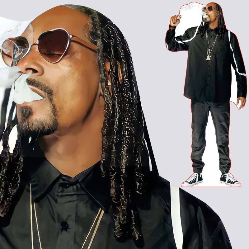 Ростовая фигура Снуп Дог (Snoop Dogg) вид 4 (800х1800 мм) - купить по ...
