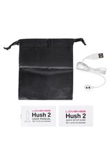 Черная анальная втулка Hush 2 (XS) - 12,1 см. - 
