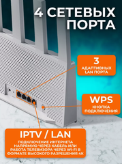 Wi-Fi роутер Xiaomi Router BE3600 2,5Gb/s, WiFi 7 (RD15), CN