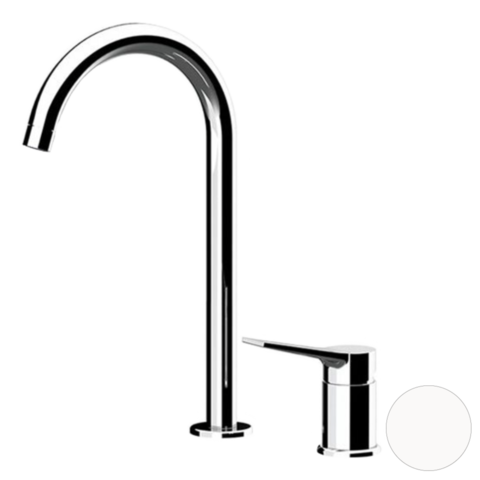 Remer SL57LBO Смеситель для раковины на 2 отверстия, с высоким изливом