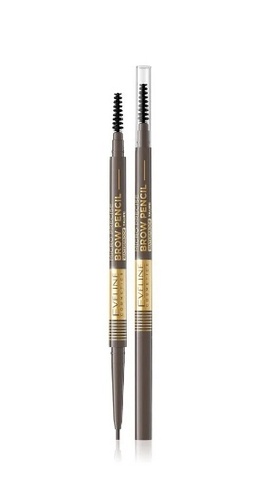 EVELINE Micro Precise Brow Pencil Водостойкий карандаш для бровей №02 Soft Brown