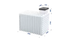 Погреб Т 3000 Тингард 11000 л.(2900x1900x2700см;850кг;белый) - арт.553973