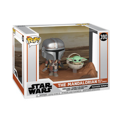 Funko POP! Star Wars. The Mandalorian: Mandalorian with the Child (390)